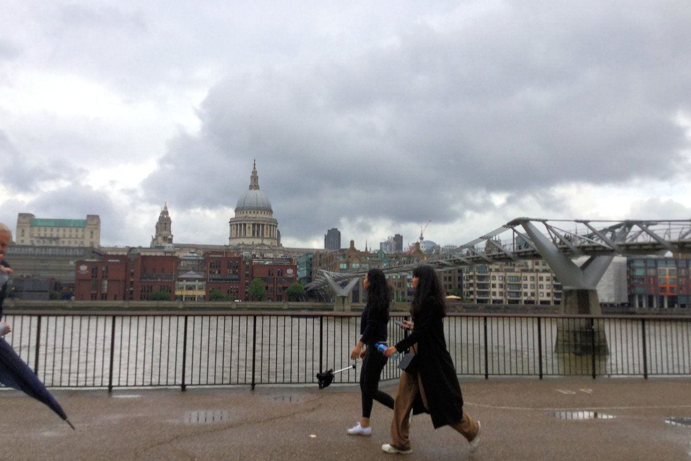 London in Rain photograph